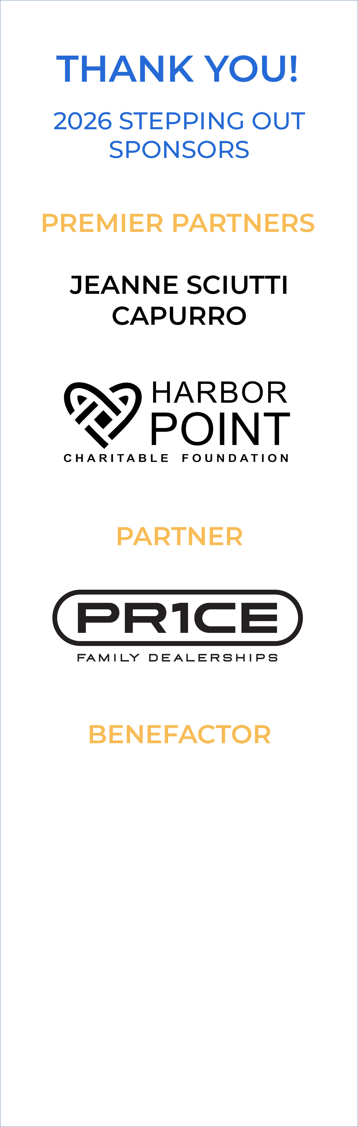 Thank you to our 2026 Sponsors