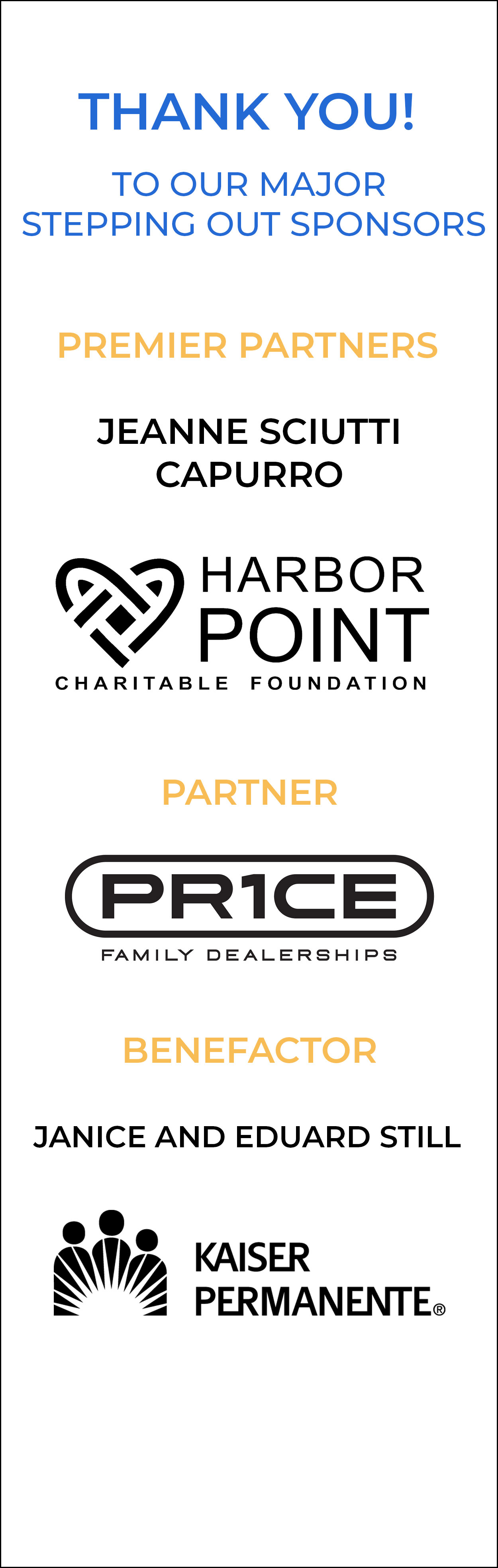 Thank you to our 2026 Sponsors